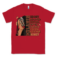 Red Melanin many shades of brown afro woman Classic Tee - RanaPortraitStore