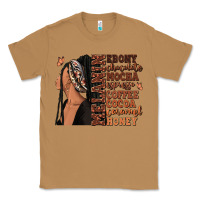 Melanin Many Shades Of Brown Afro Woman Classic Tee | Teevron