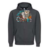 Smoke but first coffee Zipper Hoodie - texasbilliewilder