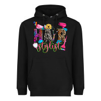 Black hairstylist Heavyweight Hoodie - Zillion Design Studio