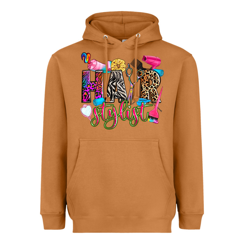 Hairstylist Heavyweight Hoodie by Zillion Design Studio | Teevron