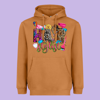 Hairstylist Heavyweight Hoodie Designed By Zillion Design Studio