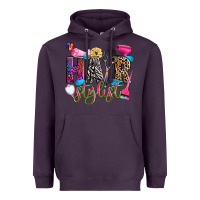Plum hairstylist Heavyweight Hoodie - Zillion Design Studio