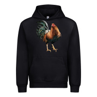 Foreset Green American Game Rooster Urban Hoodie - LillyAllenDesigns