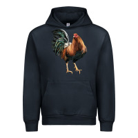 Navy American Game Rooster Urban Hoodie - LillyAllenDesigns