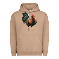 Pigment Burro American Game Rooster Urban Hoodie - LillyAllenDesigns