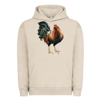 Pigment French Oak American Game Rooster Urban Hoodie - LillyAllenDesigns