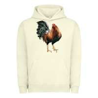 Pigment Pistachio American Game Rooster Urban Hoodie - LillyAllenDesigns