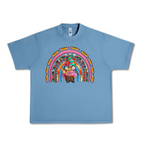 Pebble Blue teacher gnome rainbow Urban Heavy Tee - Artiststas