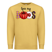Antique Gold love my boos Premium Sweatshirt - CowhideDigitalArt