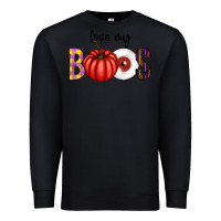 Black love my boos Premium Sweatshirt - CowhideDigitalArt