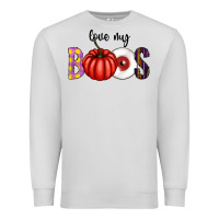 Dove Grey love my boos Premium Sweatshirt - CowhideDigitalArt