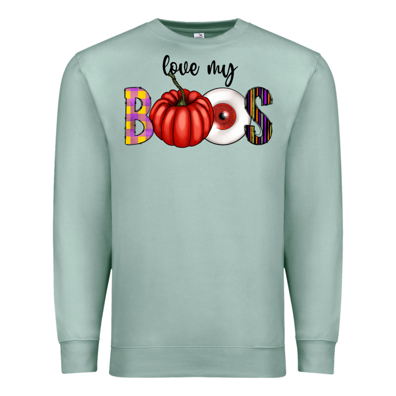 Love My Boos Premium Sweatshirt by CowhideDigitalArt | Teevron