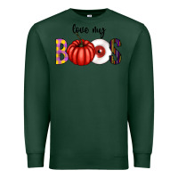 Sports Green love my boos Premium Sweatshirt - CowhideDigitalArt
