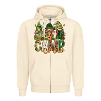 Sandshell camp crew with gnomies Zipper Hoodie - texasbilliewilder
