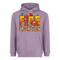Lavender firefighter Heavyweight Hoodie - Zillion Design Studio