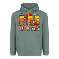 Sage firefighter Heavyweight Hoodie - Zillion Design Studio