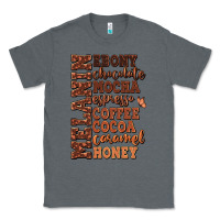 Charcoal Heather Melanin shades of brown Classic Tee - RanaPortraitStore