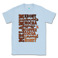 Dusty Blue Melanin shades of brown Classic Tee - RanaPortraitStore