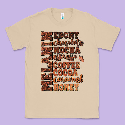 Melanin Shades Of Brown Classic Tee Designed By Ranaportraitstore