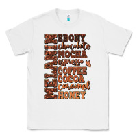 White Melanin shades of brown Classic Tee - RanaPortraitStore