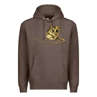 Coffee Dunnart Premium Hoodie - LillyAllenDesigns