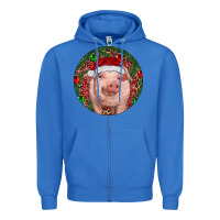 True Royal Pig Christmas Zipper Hoodie - RanaPortraitStore