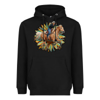 Black sunflower rodeo Heavyweight Hoodie - RanaPortraitStore
