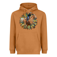 Meerkat sunflower rodeo Heavyweight Hoodie - RanaPortraitStore