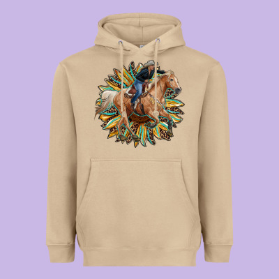 Sunflower Rodeo Heavyweight Hoodie Designed By Ranaportraitstore