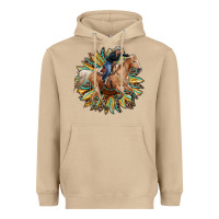 Mushroom sunflower rodeo Heavyweight Hoodie - RanaPortraitStore