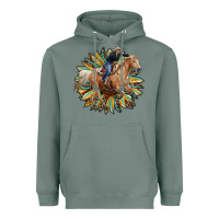 Sage sunflower rodeo Heavyweight Hoodie - RanaPortraitStore