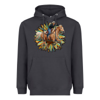 Smoke sunflower rodeo Heavyweight Hoodie - RanaPortraitStore