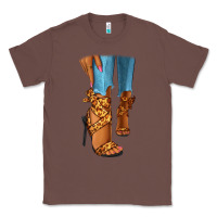 Chestnut Leopard heels black fashion girl Classic Tee - RanaPortraitStore
