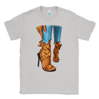 Moon Dust Leopard heels black fashion girl Classic Tee - RanaPortraitStore