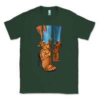 Sports Green Leopard heels black fashion girl Classic Tee - RanaPortraitStore