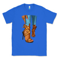 True Royal Leopard heels black fashion girl Classic Tee - RanaPortraitStore
