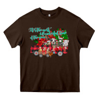Chocolate Brown It's the Most Wonderful Of The Heavy Core Tee - CowhideDigitalArt