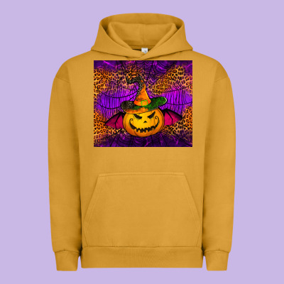 Halloween Jack O'lantern Tumbler Urban Hoodie Designed By Jasminsmagicworld