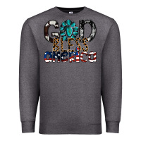 Charcoal Heather god bless america Premium Sweatshirt - SublimationCraftShop