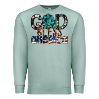 Seafoam god bless america Premium Sweatshirt - SublimationCraftShop