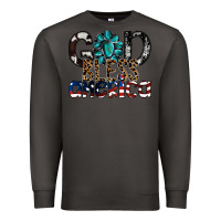 Smoke god bless america Premium Sweatshirt - SublimationCraftShop