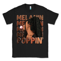 Black Melanin poppin' afro woman Classic Tee - RanaPortraitStore