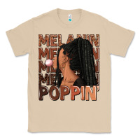 Mushroom Melanin poppin' afro woman Classic Tee - RanaPortraitStore