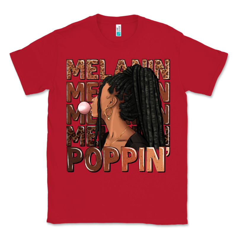 Melanin Poppin' Afro Woman Classic Tee by RanaPortraitStore | Teevron