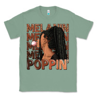 Sage Melanin poppin' afro woman Classic Tee - RanaPortraitStore