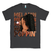 Smoke Melanin poppin' afro woman Classic Tee - RanaPortraitStore