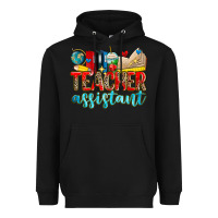 Black teacher assistant Heavyweight Hoodie - Zillion Design Studio