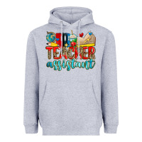 Heather Grey teacher assistant Heavyweight Hoodie - Zillion Design Studio