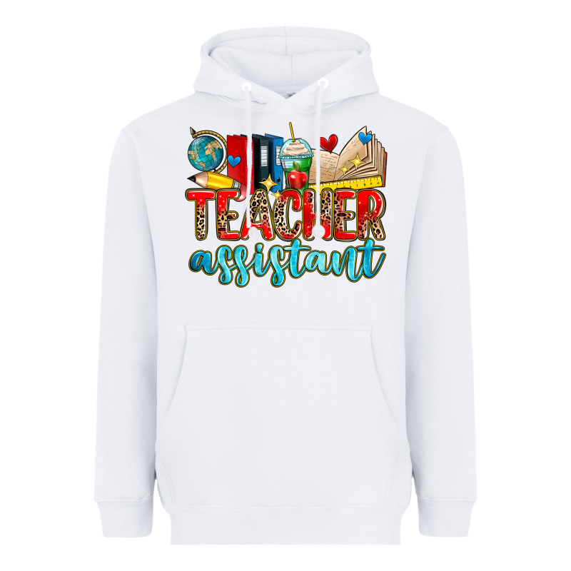 Teacher Assistant Heavyweight Hoodie by Zillion Design Studio | Teevron